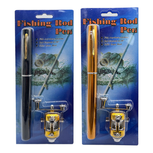 Nouvelle Canne à Pêche Télescopique Portable de Poche en Forme de Stylo avec Moulinet Intégré - Product Image 2