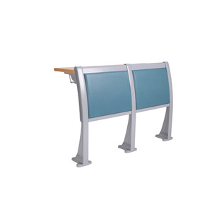 Escritorio y Silla Universitarios Henmei de Aleación de Aluminio, Fijos, con Ruedas, Tapizados en PU, para Aula Multimedia, con Pasamanos, 340PU - Product Image 4