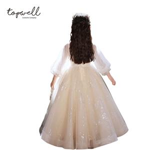 Vestido de baile de niña, color marfil - Product Image 2