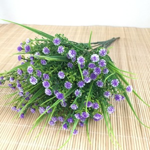 Ramo de Flores Artificiales Wen Hope de 30cm-100cm, Blanco y Morado, Decorativo para Bodas y Hogar - Product Image 3