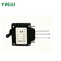 Vente directe d'usine : interrupteur de protection de chargeur 1-50A, disjoncteur électromagnétique hydraulique avec fonction auxiliaire