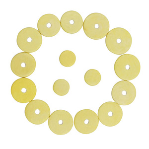 16 pièces <span class=keywords><strong>de</strong></span> coussinets en cuir jaunes pour flûte, coussinets pour trous <span class=keywords><strong>de</strong></span> <span class=keywords><strong>son</strong></span>, accessoires <span class=keywords><strong>de</strong></span> réparation pour instruments à vent en bois, accessoires d'instruments <span class=keywords><strong>de</strong></span> <span class=keywords><strong>musique</strong></span> - Product Image 2