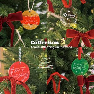 Etiquettes de nom personnalisées, étiquettes de table en acrylique personnalisées pour mariage, ornement de Noël, cadeaux pour demoiselles d'honneur - Product Image 5