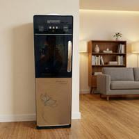 Distributeur d'eau sur pied avec refroidissement par compresseur, rose, tendance, OEM, puissant