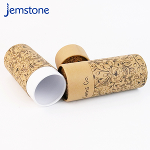Tube d'emballage cylindrique en carton kraft de qualité supérieure, écologique, de qualité alimentaire, pour thé en vrac et herbes, tube en papier personnalisé de luxe - Product Image 4