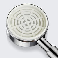 Pommeau de Douche Monofonction en Acier Inoxydable SUS304 Chromé Économe en Eau pour Hôtels (Vente en Gros)