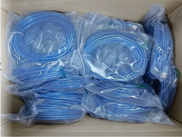 Câble d'imprimante bleu transparent USB 2.0 Type A mâle à B mâle pour câble de scanner d'imprimante d'ordinateur