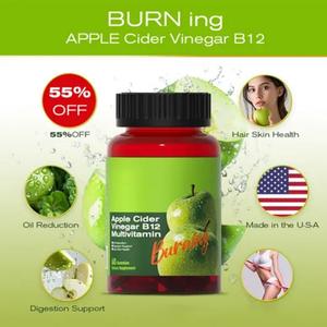 Penjualan laris cuka Apel Gummies suplemen kesehatan Vitamin B9 <span class=keywords><strong>B12</strong></span> Mineral - Product Image 3