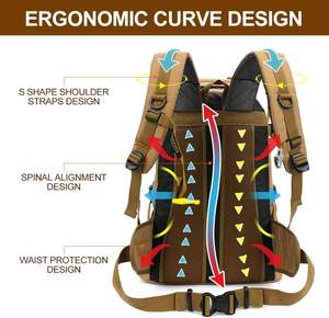 Échantillon gratuit Sac à dos de randonnée haut de gamme personnalisé Sac d'hydratation Sac à dos tactique imperméable pour l'extérieur en forte demande - Product Image 3