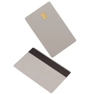 فتحة رقاقة بطاقة عمل محفورة بطاقة ائتمان معدنية فارغة مع شريط مغناطيسي حجم بطاقة معدنية سوداء غير لامعة فارغة