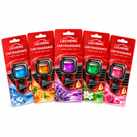 Diffuseur de parfum personnalisé pour grille d'aération de voiture de Noël, désodorisant liquide en plastique pour l'intérieur de l'auto