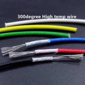 Câble résistant à la chaleur <span class=keywords><strong>SIF</strong></span>/GL à haute température, isolation en silicone, fil de cuivre étamé, câble chauffant en fibre de verre tressée en silicone - Product Image 3