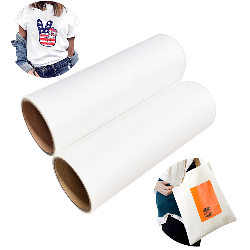ACS Double-sided Heat Transfer Film 60cm 30cm Roll DTF Thermal Transfer with Hot Peel Film for Clothing High Temperature