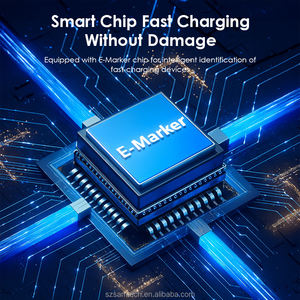 नए उत्पाद विचार व्यापार 2026 यूएसबी सी केबल 100 डब्ल्यू 5a फास्ट चार्जिंग यूएसबी सी चार्जर केबल के साथ एलईडी डिस्प्ले नायलॉन ब्रेडेड केबल - Product Image 4