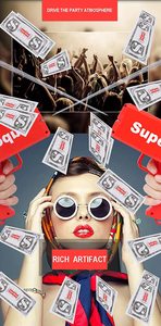 Vendita calda giocattoli tiratore a batteria pistola soldi <span class=keywords><strong>carta</strong></span> giocando cannone a spruzzo pistola per bambini - Product Image 5