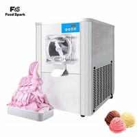 Machine à glace italienne commerciale de comptoir en acier inoxydable, automatique et électrique, pour la fabrication de gelato et de crème glacée dure – Offre spéciale