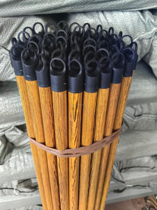 Mango de escoba de madera recubierto de PVC Color personalizado de alta calidad/Palos de fregona de madera/mango <span class=keywords><strong>Broomo</strong></span> - Product Image 6