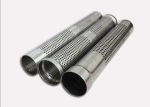 SUS409 AISI441 1,4509 1,4301 SS304 перфорированная трубка из нержавеющей стали для выхлопной трубы - Product Image 5