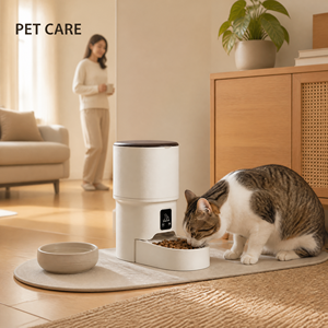 Comedero Automático Inteligente para Mascotas con WiFi, Control por Aplicación, Grabador de Voz y Recipiente de Acero Inoxidable 304, Capacidad de 4L para Perros y Gatos - Product Image 3