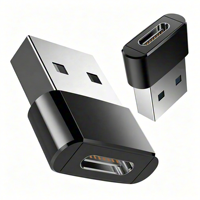 Adaptateur convertisseur USB C mâle vers USB 3.0 femelle et adaptateur OTG USB 2.0 mâle vers USB C femelle pour la charge et la transmission de données, lot de 2
