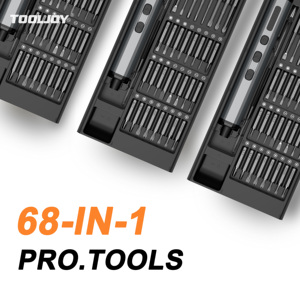 Tooljoy Set mata obeng elektrik, peralatan reparasi ponsel presisi untuk perbaikan ponsel 68 dalam 1 - Product Image 4