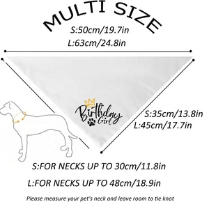 Nuevo Pañuelo de Cumpleaños para Perro, Disfraz para Fiesta de Cumpleaños, Accesorios para Mascotas, 12 Colores Disponibles, Pañuelo para Perro y Gato - Product Image 5
