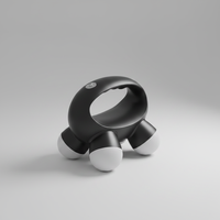 Masseur de poche tendance à quatre coins, mini-outil de massage portable pour la relaxation musculaire professionnelle du corps