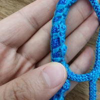 Filet de sécurité sans nœuds bleu polyester de haute qualité pour clôture
