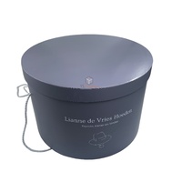 Cajas Redondas de Cartón Grandes de Lujo Personalizadas, Impresas, Lisas, con Asas, Laminación Mate, Recubrimiento UV y Forro de Esponja