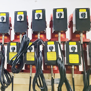 Handzame elektrische palenram met hoog draagmoment, motor voor kleine schroefpalen, grondverdichting, grondnagels, fotovoltaïsche grond, optimale tool - Product Image 5