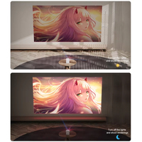 Nouveau projecteur vidéo LCD portable T2 Mini Android 9.0 2026, 300 lumens, idéal pour système de cinéma maison, projecteurs LED