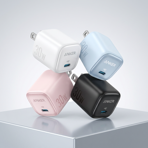 Anker Zolo A2698 30W USB-C GaN II ที่ชาร์จเร็ว PD PowerIQ 3.0 ขนาดกะทัดรัด 100-240V อะแดปเตอร์ติดผนังสำหรับ iPhone <span class=keywords><strong>iPad</strong></span> MacBook - Product Image 1