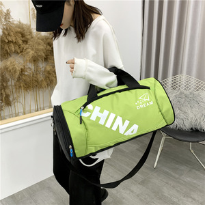 Custom Sport Gym Duffel <b>Bag</b> Fashion Custom Logo <b>Waterproof</b> Foldable Oxford Material Travel Usage for Women Men Pink D Color - Product Image 6