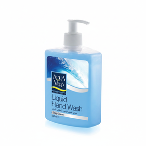 สบู่เหลวล้างมือ AquaVera สูตรแอนตี้เซปติก ปราศจากสาร SLS ขนาด 500 มล. กลิ่น DEEP OCEAN ได้รับการรับรองมาตรฐาน ISO 9001 และ GMP สำหรับผู้ใหญ่ - Product Image 2