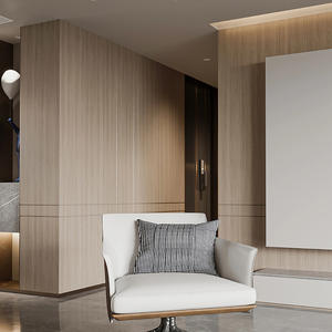 Moderne Minimalistische Uv-Muur Decoratieve Panelen Op Maat Gemaakte Technologie Houtfineer Naadloze Wandbescherming Fabrikant Fineer Fineer Fineer - Product Image 5