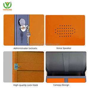 Armadietto Intelligente per Pacchi Esterni Yinlong OEM, <span class=keywords><strong>Box</strong></span> per Ritiro Pacchi Express per Appartamenti e Campus - Product Image 3