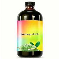 Minuman Herbal Asam Sirsak dengan Biji Hitam, Moringa, Rumput Lada & Jahe Jeruk Campuran Rasa Berry Asli yang Dikustomisasi