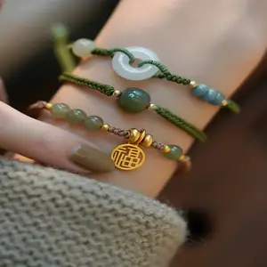 De gros bracelet femmes jade-YBL50200 — bracelet de perles en jade tissé, accessoires élégants à la mode, tendance 2021