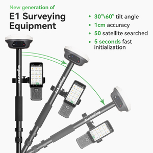 SingularXYZ E1 GNSS IMU 60. Sistema de Inicialización Tilt Survey 5s de 1408 Canales GPS RTK para Mapeo Topográfico - Product Image 6