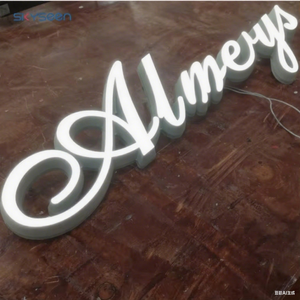 Skyseen özel yüksek kalite <span class=keywords><strong>3D</strong></span> Premium akrilik kanal harf işaretleri şirket logosu aydınlatmalı LED reklam işareti - Product Image 4