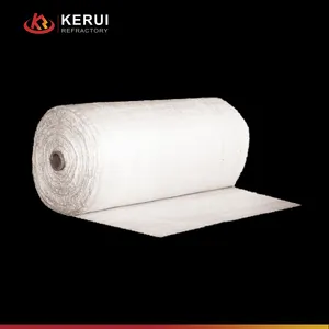柯瑞陶瓷纤维毯25毫米1600/1430C耐火陶瓷纤维毯，批发铝层丝网