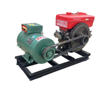 Générateur diesel refroidi par air 2-10kw panne d'alimentation mobile de secours 220v/380v Tension stable