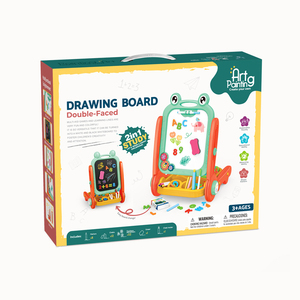 Tablero de dibujo de doble cara multifuncional Caballete de plástico Tablero de pintura de aprendizaje Juguetes - Product Image 6