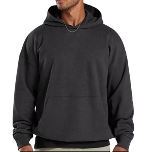 Fournisseur de sweats à capuche décontractés pour hommes de haute qualité, logo personnalisé, style double ligne sur la poitrine, sweats amples pour hommes - Product Image 1