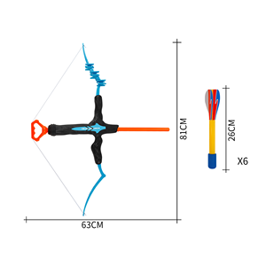 Nuovo Set di <span class=keywords><strong>arco</strong></span> e frecce enormi aggiornato per bambini Set di tiro con l'<span class=keywords><strong>arco</strong></span> giocattolo all'aperto con 6 frecce in schiuma per ragazzi e ragazze 6-15 anni - Product Image 3