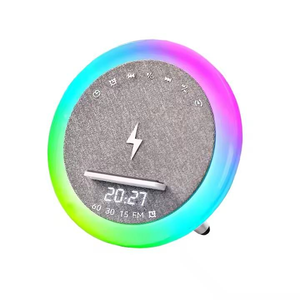 Rumore bianco LED luce notturna lampada da comodino Wireless ricarica altoparlante RGB ricarica rapida batteria <span class=keywords><strong>elettronica</strong></span> di consumo 5W - Product Image 1