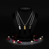 Collier en acier inoxydable pour homme, best-seller, tendance hip-hop, pendentif polyvalent, minimaliste, collier haut de gamme