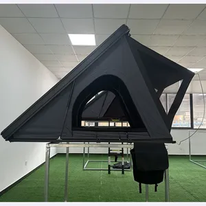Le nouveau toit de tente triangulaire en aluminium ultra-fin pour l'extérieur est robuste et durable, et peut être installé rapidement pour les voyages en voiture - Product Image 5