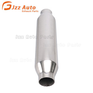 <span class=keywords><strong>Ricambi</strong></span> <span class=keywords><strong>Auto</strong></span> impianto di scarico tubo centrale silenziatore 63mm uscita ingresso 102mm corpo Dia acciaio inossidabile risonatore di scarico universale - Product Image 5