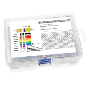 3120pcs/lot 156 Values 1/4W 0.25W 1% Metal Film <strong>Resistors</strong> Assorted Pack Kit Set Lot <strong>Resistors</strong> Assortment Kits Fixed - Product Image 5